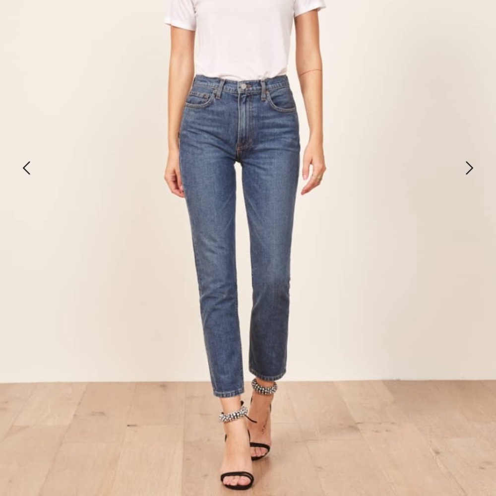 REFORMATION Julia Crop High Cigarette Jean